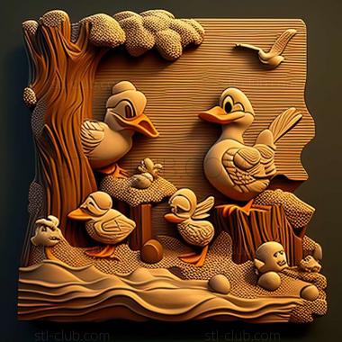 3D model Carl Barks (STL)